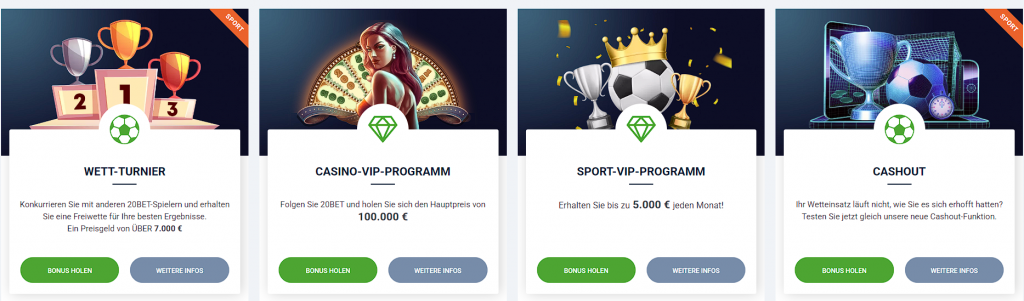 Wett-Turnier Casino-VIP-Programm